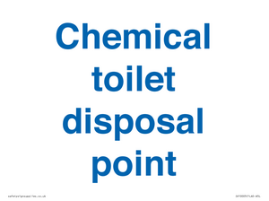 Chemical toilet disposal point